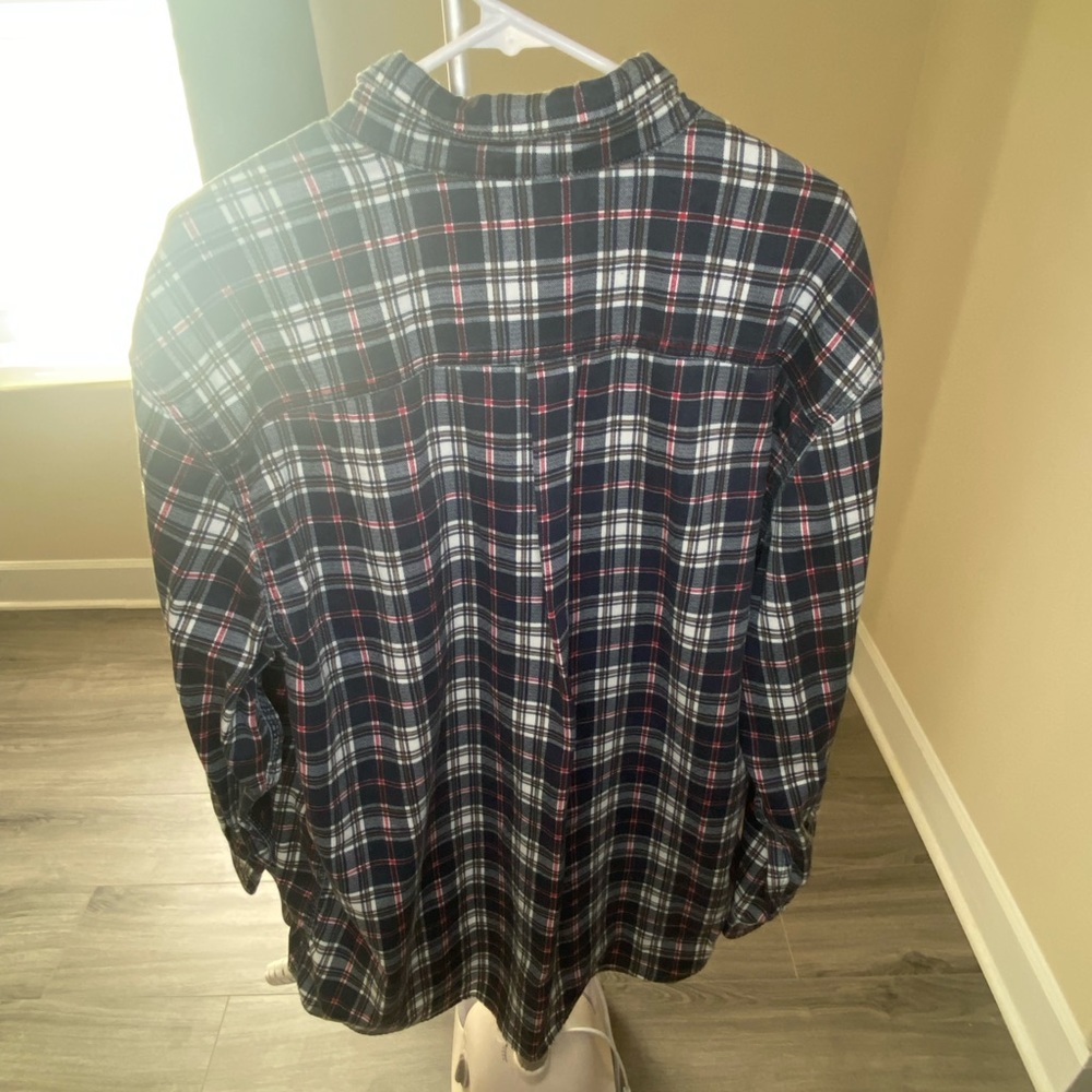 Carhartt Fire Resistant Size 2XL Blue Plaid long sleeve button up shirt - Picture 1 of 4